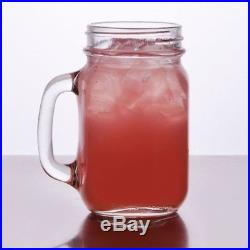 16 oz. Mason Jar Drinking Handle Tea Juice Floats Wedding Party Beverage 24 CT
