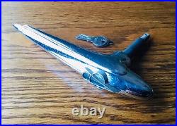 1937 Ford LOCKING HOOD HANDLE withKEYS vtg 1930s latch release ornament accessory
