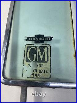 1955 56 57 Chevrolet Vent Windows With South Gate? Assembly plant? LA. Sticker A4