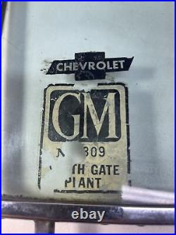 1955 56 57 Chevrolet Vent Windows With South Gate? Assembly plant? LA. Sticker A4
