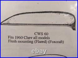 1960 Chevrolet Fender Skirts. Impala Belair Flush Mount Metal Reproduction Pair