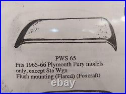1965 1966 Plymouth Fury Fender Skirts. Factory Oem Steel With Trim Pair. Nice