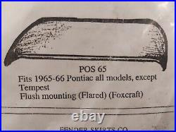 1965 66 Pontiac Fender Skirts Steel Pair Used Foxcraft Pos 65 1966 Pontiac