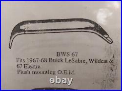 1967 68 Buick Fender Skirts. Oem Factory 67 1968 Buick Wildcat Electra Lesabre