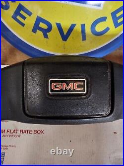 1973-88 Gmc Truck Steering Wheel Some Hardware Nice Horn Cap Button Squarebody