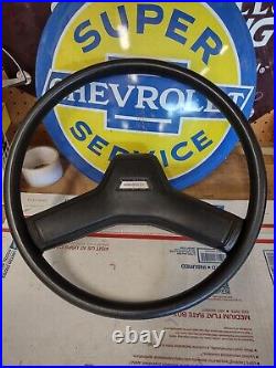 1978-1987 El Camino Chevelle Monte Carlo Steering Wheel + Chevy Horn Cap Nice