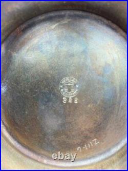 19th. C Cut Glass Jam Jar w Phoenix Handle & Cranberry Glass Panes