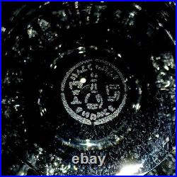 1 (One) BACCARAT BRETAGNE Lead Crystal Mustard Pot w Lid Signed DISCONTINUED