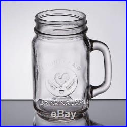 (24-PACK) 16 oz. Mason Drinking Jar Handle Wedding Holiday Gift Tea Juice Party