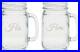 (470ml Handle Jar Glass, His Hers) Culver 2-Piece Etched His and Hers Handle