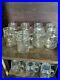 48/CASE 16 Oz Glass Mason COUNTY FAIR Canning Drinking Jar with Handle Wedding