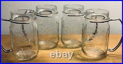 4 Ball Mason Pint Jars With Aluminum Wire Handles Only Ones Ive Ever Seen