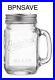 4 Mason Jar With Handle Mug Rustic Bridal Wedding Drinking Clear Glass 16oz New