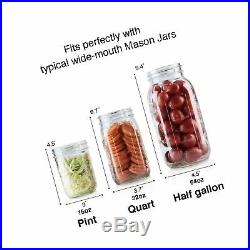 4-Pack of Fermentation Glass Weights with Easy Grip Handle for Wide Mouth Mas