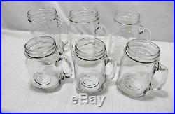 6 Golden Harvest Drinking Jars 3 Quart 3 Pint Mugs With Handles