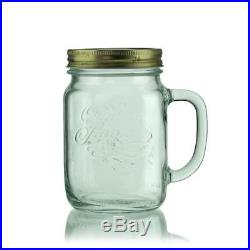 750ml mason jar with handle and screw top pack of 10