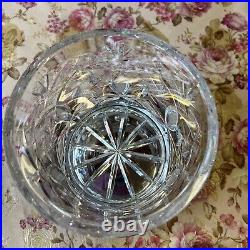 ANTIQUE CRYSTAL BISCUIT COOKIES LIDET JAR 10/6.25-D 24% Lead Crystal Hand Cut