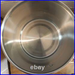 All-Clad Stainless Steel Canisters 3 Piece Glass Lids VERY Rare Find Tight Seal