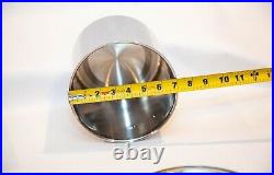 All-Clad Stainless Steel Canisters 3 Piece w Glass Lids VERY Rare Find Tight Sea