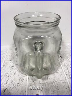 American Vintage 60 Oz Mason Jar Glass Pitcher with Handle