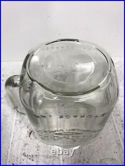 American Vintage 60 Oz Mason Jar Glass Pitcher with Handle