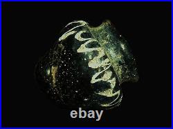 Ancient Eastern Mediterranean Rod Formed Glass Jar