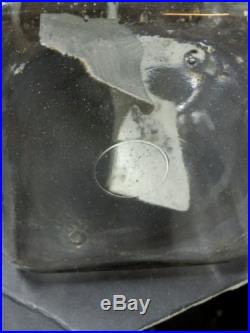 Antique 3 Quart Dazey Butter Hand Churn Cast Iron Wood Handle Glass Jar Metal