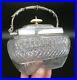 Antique American Brilliant English Cut Glass Crystal Silverplate Biscuit Jar Box