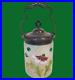 Antique_Art_Glass_Biscuit_Jar_Hand_Painted_Metal_Handle_Lid_Flowers_Floral_01_tsul