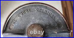 Antique Dodge Chemical Co. Boston Ma. 4 Qt Embalming Fluid Mortician Glass Jar