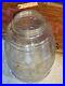 Antique Glass Pickle Jar With Wood Handle 1930’s 13.5 in High Make Offer