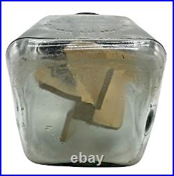 Authentic Dazey Mfg Co #30 Glass 3 Quart 34C Metal Gear Butter Churn 4-561