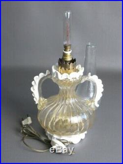 Barovier Fabulous Lamp Jar Boccia Glass Two-Handled Submerged Gold