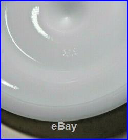 Beautiful Westmoreland Milk White Lg. Covered 2 Handle Bowl / Jar Cherry Pattern