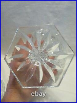Bohemian Czech Republic Hand Cut Crystal Glass Pedestal Candybox/Jar