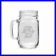 Boston College 470ml Deep Etched Old Fashion Drinking Jar with Handle. CC Glass