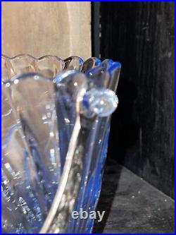 Cambridge Caprice 202 Moonlight Blue Cracker Jar EXTREMELY RARE FIND