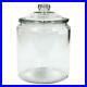 Clear Glass Jar Heritage Hill With Lid 2 Gallons Sturdy Lid Knob Style Handle