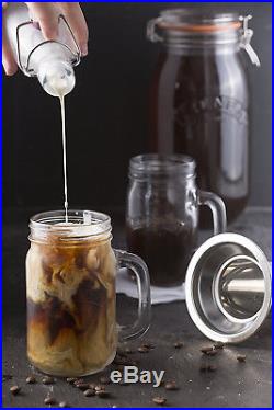 (Cold Brew Coffee Set) Cold Brew Coffee Set includes 2 Kilner handled Jars