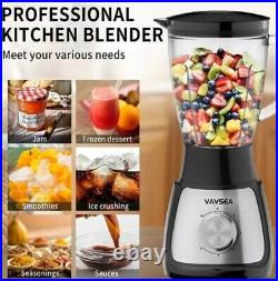 Countertop Blender for Shake and Smoothies, with 51oz Glass Jar & 20oz Travel