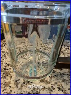 Cuisinart 6 Cup 50 Oz. Glass Blender Jar LID Pitcher Square Handle CB500