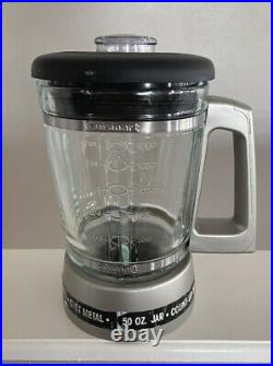 Cuisinart 6 Cup 50 Oz. Glass Blender Jar Pitcher Square Chrome Handle CB600FP