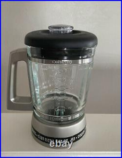 Cuisinart 6 Cup 50 Oz. Glass Blender Jar Pitcher Square Chrome Handle CB600FP
