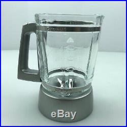 Cuisinart 6 Cup 50 Oz. Glass Blender Jar Pitcher Square Chrome Handle CB600 3. E1