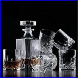 Decanter Whiskey Bohemia Liquor Crystal Glass Wines Red Bottle Wine Pourer Jars