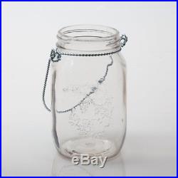 Eastland Large Glass Mason Jar with Handle Set of 6. Delivery is Free