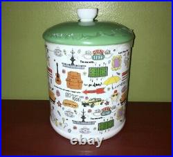 FRIENDS THE TV SERIES CENTRAL PERK NYC Show Memories Ceramic Cookie Jar NEW