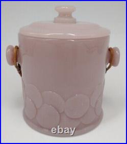 Fenton Lilac Big Cookies Jar with Lilac Lid and Handle