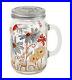 (Flower) A Ting Glass Mason Jar with Handle and Lid 710ml, Flower. Brand New