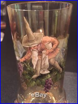 Fritz Heckert Gnome Drinking Glass With Handle